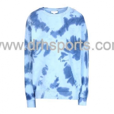 Topshop Blue tie Dye Sweatshirt Manufacturers in Fermont